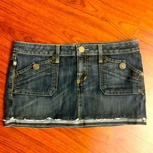 Rock & Republic Rory mini denim skirt Size 29